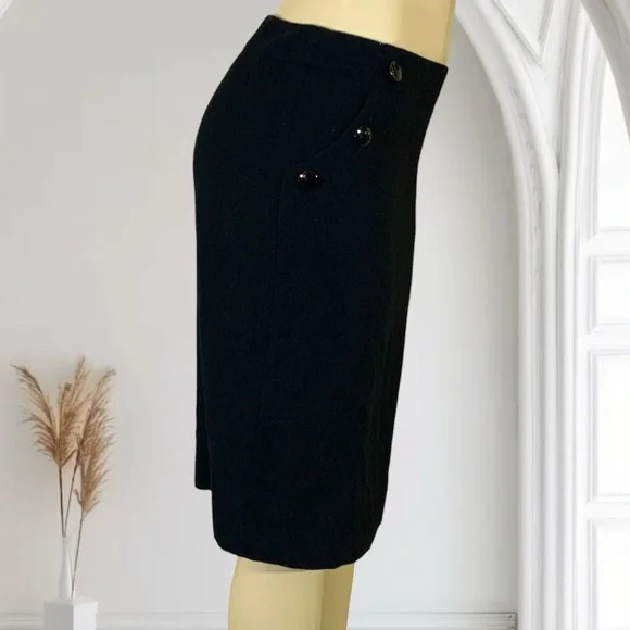 J Crew Wool Pencil Skirt EUC Size 4 Waist 15" Hip 18" Length 23" - Picture 5 of 10
